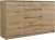 Komoda do sypialni, pokoju, 2D4S, 140x40x97 cm, dąb artisan