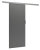 Drzwi przesuwne, lewe, prawe, greg, 86x205 cm, antracyt