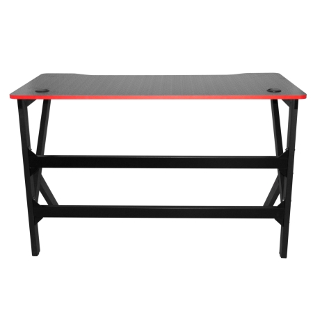 Biurko gamingowe, dla gracza, ziko 3.0, 120x60x75 cm, czarne