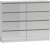 Komoda do sypialni, salonu, M8, 120x40x97 cm, biel, połysk