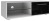 Stolik pod telewizor, szafka rtv, sandy, 100x40x36 cm, czerń, połysk