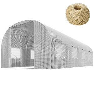 Tunel ogrodowy, wzmocniony, 13,5m2, 300x450x200 cm, biały