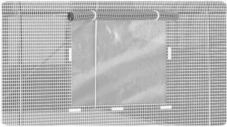 Tunel ogrodowy, wzmocniony, 18m2, 300x600x200 cm, biały
