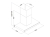 Okap kuchenny, kominowy, 60 cm, berdsen, BE-60A-T2, inox