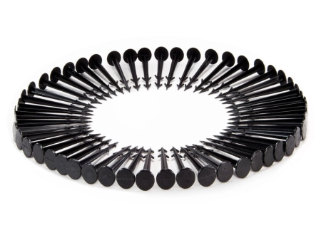 Agrowłóknina ogrodowa, 0,8x100 m, 100 szpilek, czarna