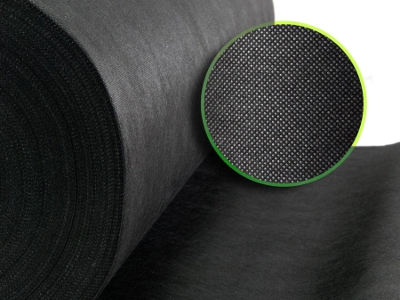 Agrowłóknina ogrodowa, 0,8x100 m, 100 szpilek, czarna