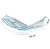 Hamak ogrodowy, Bahama Single, 1-osobowy, 200x100 cm, niebieski