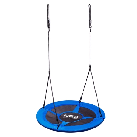 Huśtawka bocianie gniazdo, SWINGO XXL, 95 cm, niebieska