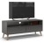 Szafka rtv, stolik pod telewizor, SKAND, 120x40x50 cm, grafit, mat