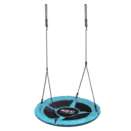 Huśtawka bocianie gniazdo, Swingo XXL, turkusowa, 95 cm