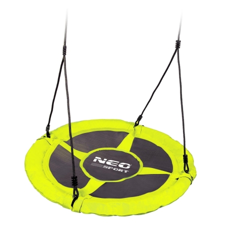 Huśtawka bocianie gniazdo, Swingo XXL, Żółta, 95 cm