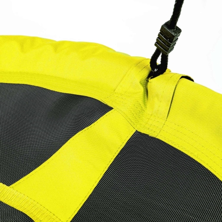 Huśtawka bocianie gniazdo, Swingo XXL, Żółta, 95 cm