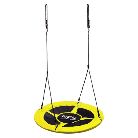 Huśtawka bocianie gniazdo, Swingo XXL, Żółta, 95 cm