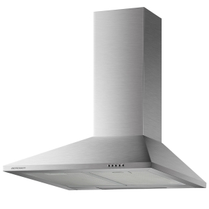 Okap kuchenny, kominowy, 60 cm, berdsen, BT-214, srebrny, inox