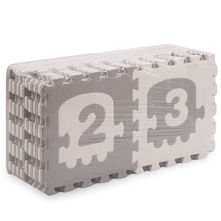 Gruba mata piankowa dla dziecka, 36 elementów, 30 x 30 cm, literki