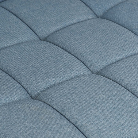 Fotel biurowy, materiałowy, krzesło, benton, niebieski