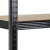 Regał metalowy, magazynowy, Humberg HR-813, 90x40x180 cm, czarny