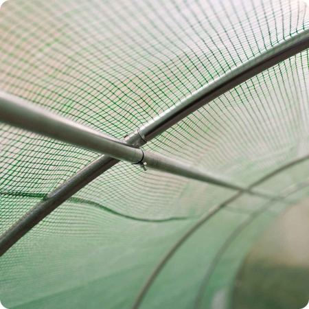 Tunel ogrodowy, wzmocniony, 10m2, 250x400x200 cm, zielony