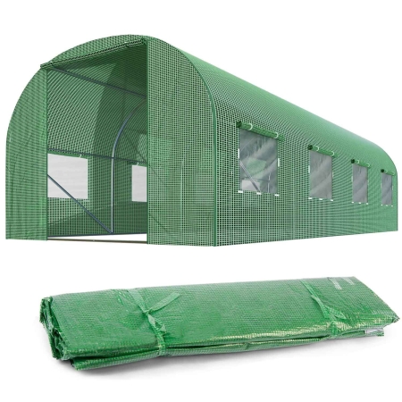 Folia na tunel ogrodowy, 2,5x4m (10 m2), Plonos, zielona
