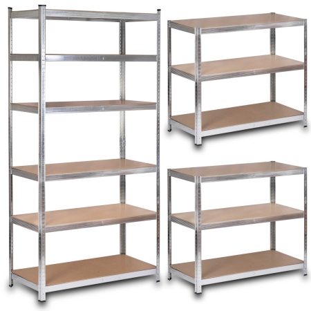 Regał metalowy, magazynowy, Humberg HR-815, 110x50x222 cm