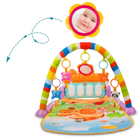 Mata interaktywna, edukacyjna z pianinkiem, 7315, ricokids