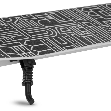 Hulajnoga dwukołowa, Soke, URBAN, biały, pomarańczowy