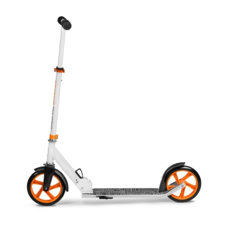 Hulajnoga dwukołowa, Soke, URBAN, biały, pomarańczowy