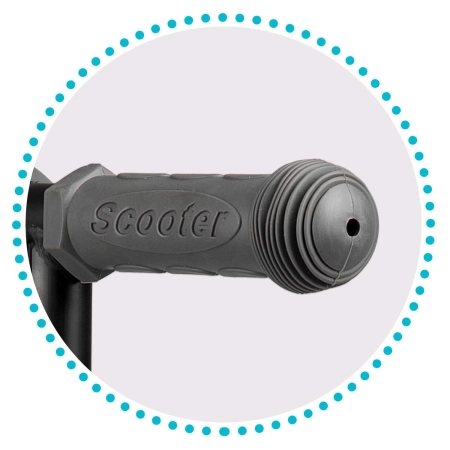 Hulajnoga trójkołowa, dla dzieci, led, luco, niebieska