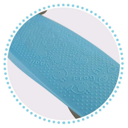 Hulajnoga trójkołowa, dla dzieci, led, luco, niebieska