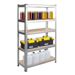 Regał metalowy, magazynowy, Humberg 4840, 75x30x150 cm