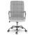 Fotel biurowy, materiałowy, krzesło, benton, szary, biały