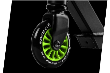 Hulajnoga dwukołowa, wyczynowa, Soke EVO, green