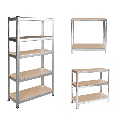 Regał metalowy, magazynowy, Humberg 4850, 120x45x205 cm