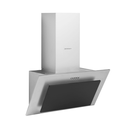 Okap kuchenny, kominowy, 60 cm, berdsen, inox, BT-209, srebrny