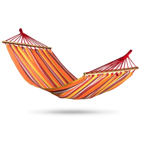 Hamak ogrodowy, Bahama Single, 1-osobowy, 200x100 cm, czerwony