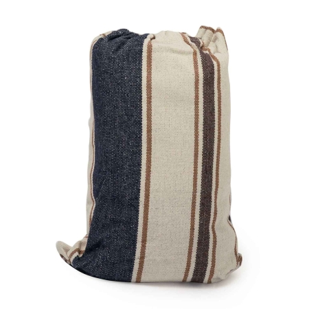 Hamak ogrodowy, Malaga Single, 100x200 cm, niebiesko-biały