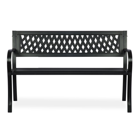 Ławka parkowa z oparciem, Clover, sofotel, 125x49x77 cm