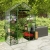 Szklarnia ogrodowa, dwa regały, folia, 4 półki, 140x70x195 cm, zielona