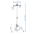 Stojak rowerowy, serwisowy, regulowany, Humberg, 70-120 cm, srebrny