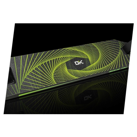 Hulajnoga dwukołowa, wyczynowa, Soke PRO, żółto-zielona