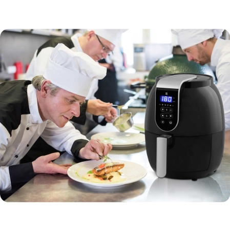 Frytkownica beztłuszczowa z wyświetlaczem, BD-651, berdsen, 3,6 l