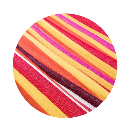 Hamak ogrodowy, Bahama Double, 2-osobowy, 220x160 cm, czerwony