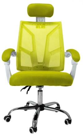 Fotel biurowy, ergonomiczny, obrotowy, scorpio, zielony