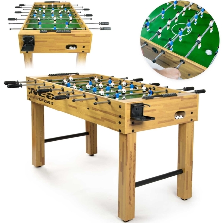 Duży stół do gry w piłkarzyki, Neo-sport, 121x61x80 cm