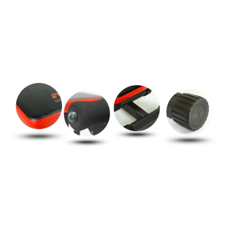 Ławeczka skośna do ćwiczeń, Neo-Sport, 133x32x73 cm, czarny