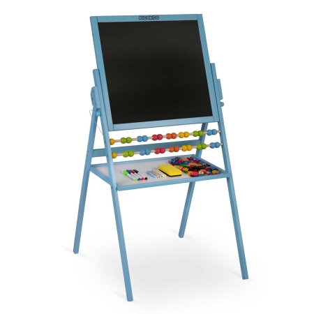 Tablica magnetyczna kredowa, obrotowa, Ricokids, niebieska