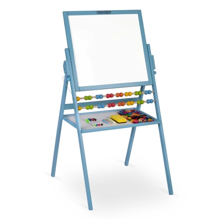 Tablica magnetyczna kredowa, obrotowa, Ricokids, niebieska