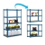 Regał metalowy, magazynowy, Humberg 4842, 75x30x150 cm, niebieski