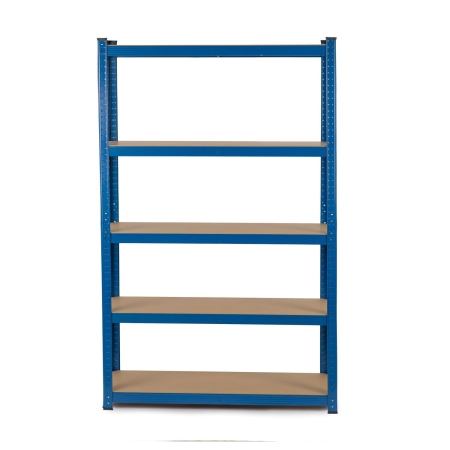 Regał metalowy, magazynowy, Humberg 4842, 75x30x150 cm, niebieski