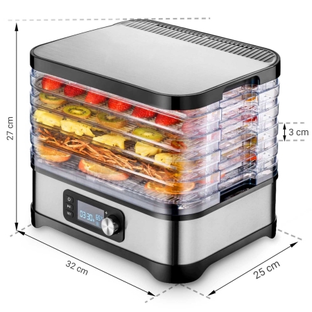 Suszarka spożywcza, do grzybów, owoców  i warzyw, 400W, 10L